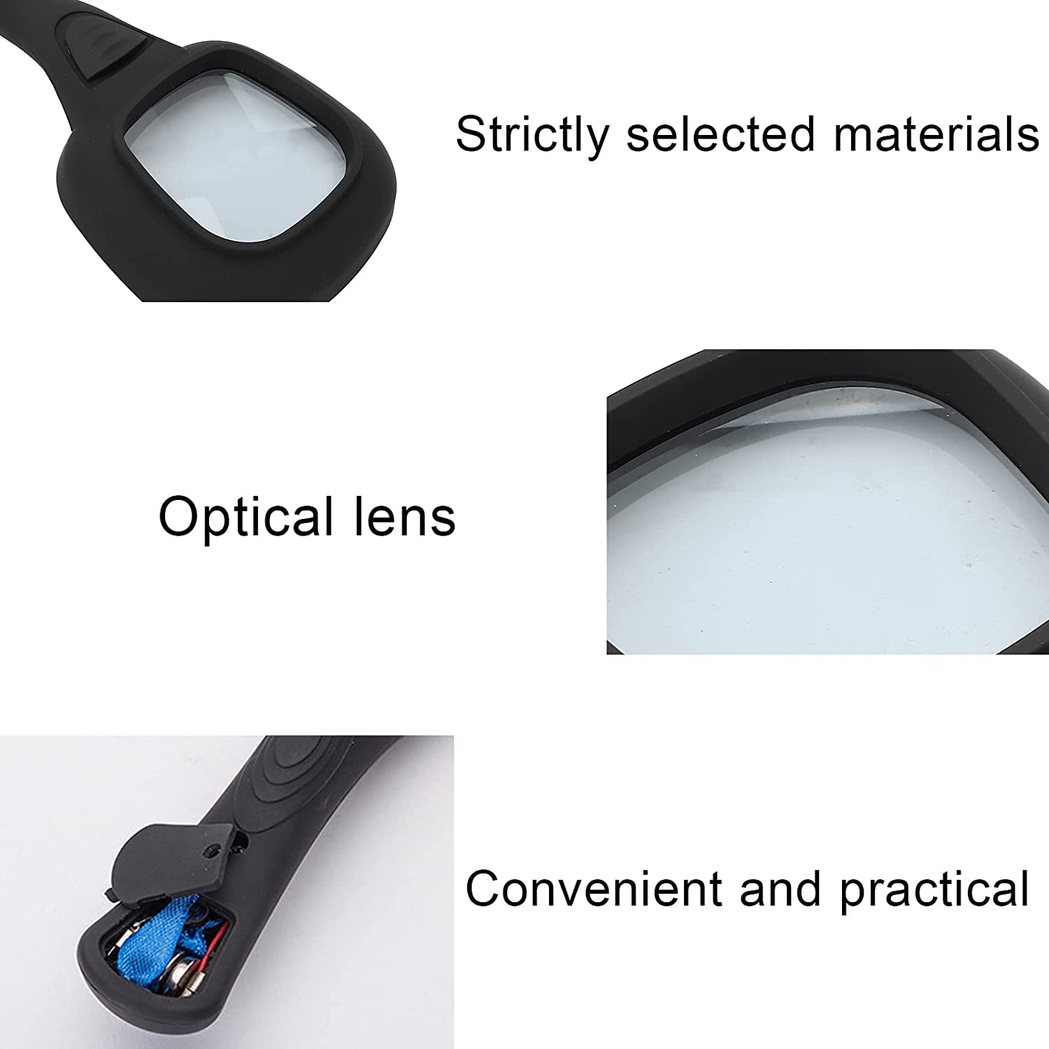 1573A Handheld Magnifying Glass 6 LED Illuminated Lighted Magnifier for Seniors Reading, Soldering, Inspection, Coins, Jewelry, Exploring DeoDap 1573A Handheld Magnifying Glass 6 LED Illuminated Lighted Magnifier for Seniors Reading, Soldering, Inspection, Coins, Jewelry, Exploring DeoDap
